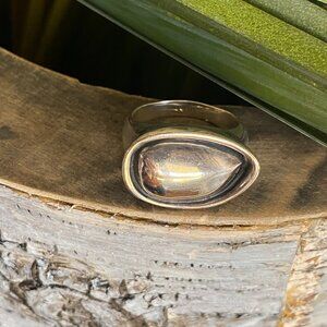 Silpada R3361 925 Clean Slate Retired Ring Sz 8 3/4